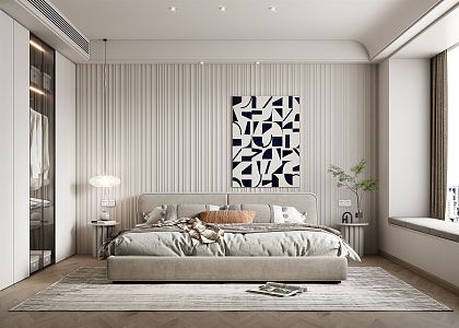 Modern Bedroom Home Bedroom 3d model