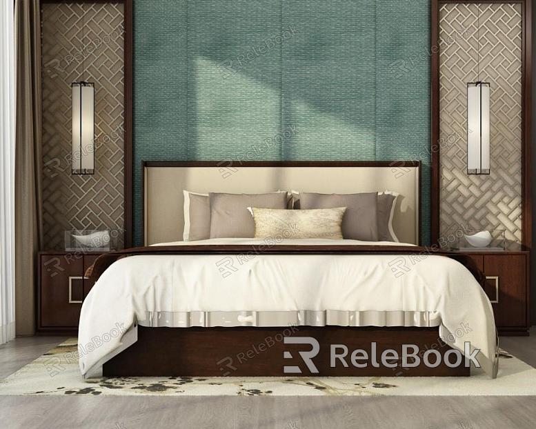 Background double bed model