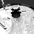 Electric Toy Play Set With Interactive Tracks Drum Features And Slide Structures