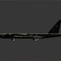 Camouflage Painted Large Passenger Airliner With Multiple Engines Under Wings