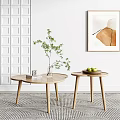 Nordic coffee table 3d model
