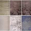 Square Rugs With Various Modern Patterns And Different Color Options 3d model