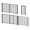 Metal Railings With Various Designs Including Gate Panels And Fence Structures
