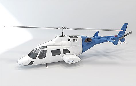 Modern Helicopter 3d model