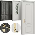 Various Modern Door Handles With Brass Gold Black And Wooden Design Styles