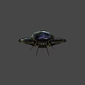 Futuristic Fighter Jet With Advanced Design Aerodynamic Structure And Blue Glowing Light