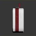 Portable MEDICORP First Aid Kit With Red Cross And Red Handle White Case