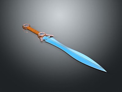 Officer Sword Long Sword Sheath Sword Samurai Sword Samurai Sword Accessories Soldier Sword Knight Sabre 3d model