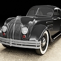 Chrysler Airflow 1930 s car sedan vintage car 3d model