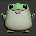 Frog Poison Frog Game Frog Reptile Cold Blooded Animal Reptile 3d model
