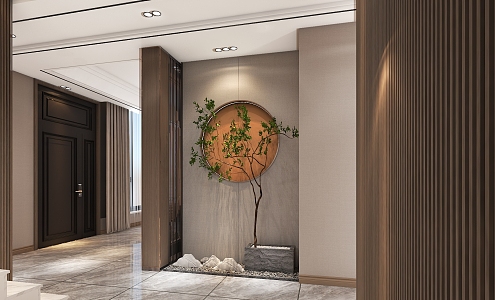 Modern Entrance 3d model