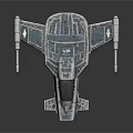 Futuristic Spacecraft Design For Space Exploration With Sleek Structure Multiple Engines And Metallic Texture