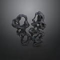 Unique Rockery Stones With Porous Irregular Shape As Garden Decorative Ornament