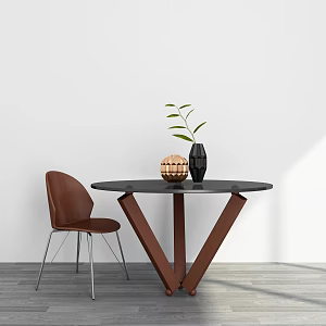 Dining Table Dining Table and Chair Round Table Dining Table Ornaments Dining Table Decoration Living Room Dining Table Round Table and Chair Table 3d model
