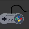 Nintendo Super Famicom Classic Game Controller with Cross Directional Pad and Colorful Buttons Wired Connection