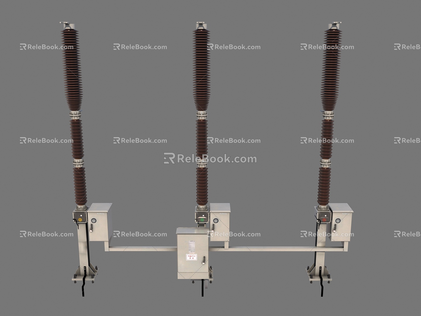 high voltage circuit breaker circuit breaker 3d model