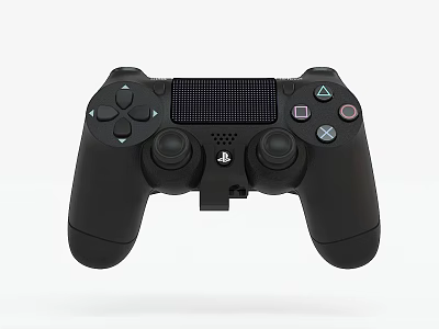Black PlayStation Game Controller With Buttons Joystick And Touchpad As Entertainment Device 3d model