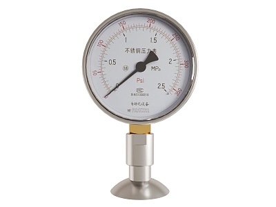 Pressure Gauge Pressure Gauge Temperature Gauge Industrial Equipment Pipe Fittings model