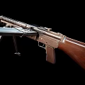 Modern semi-automatic rifles 3d model