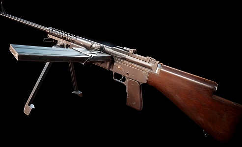 Modern semi-automatic rifles 3d model