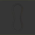 Practical Gear Shaped Rubber Drive Belt For Household Daily Life Use