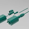 Green Industrial Equipment Base Units Drill Bits And Connector Parts