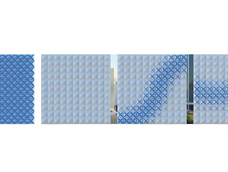 Modern wall gradient board diamond plate gradient diamond plate 3d model