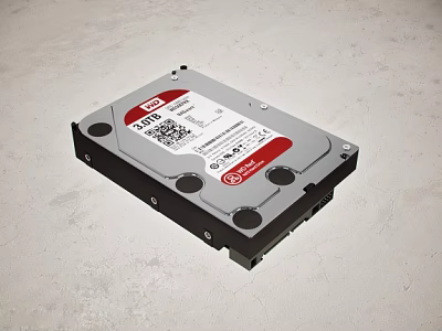 Hard disk 3d model