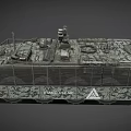 Armored Vehicle Armored Transport Vehicle Armored Carrier Launcher Light Tank Infantry Fighting Vehicle Low Face Number Low Model Simple Model Game Sub-era Film and Television Level 3d model