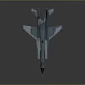 Blue Gray Russian Fighter Jet With Sleek Aerodynamic Design And Tail Insignia