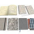 Notebook Notepad Stationery 3d model