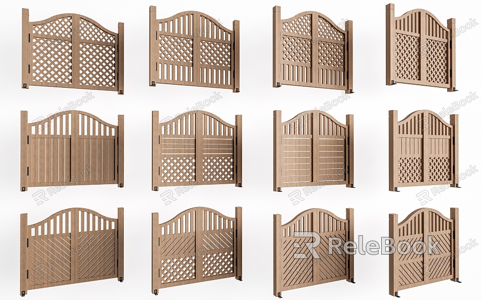 New Chinese Courtyard Door Courtyard Door Homestay Door Courtyard Door Head model