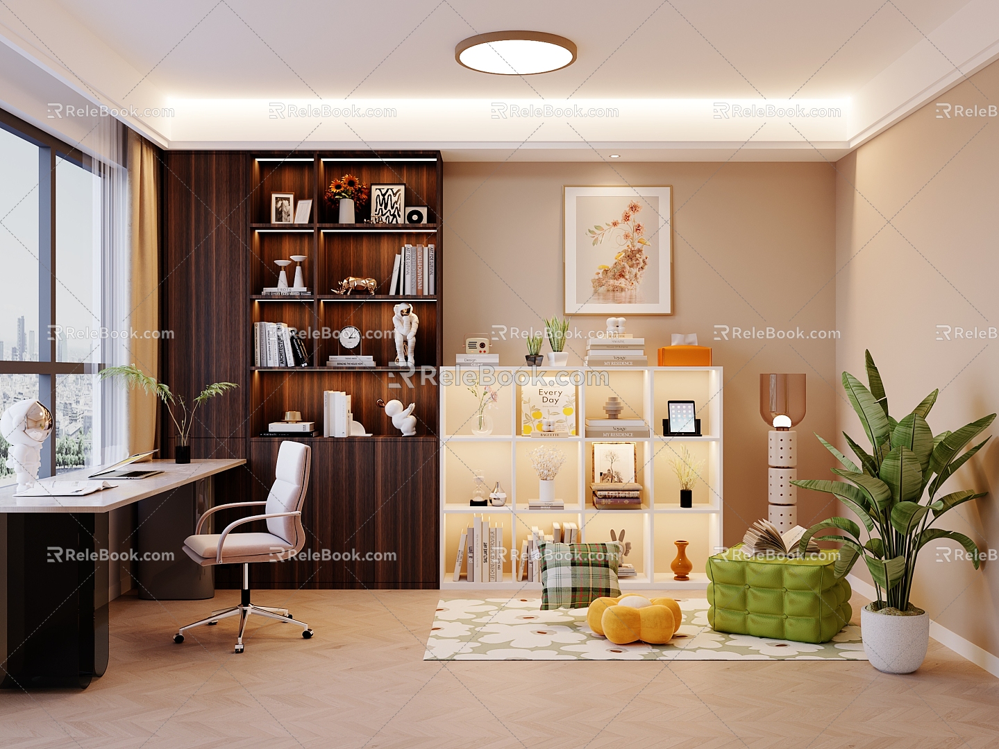 Light Luxury Study 3d model