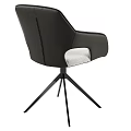 Modern Upholstered Chairs With Metal Frames In Different Colors And Styles 3d model