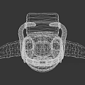 Game Movie Character Astronaut 3D Model in White Spacesuit with Helmet and Backpack Standing Pose