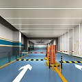 Underground Parking Modern Parking 3d model