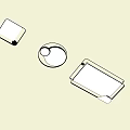 modern ceiling lamp 3d model