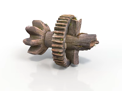 Industrial Equipment Gear With Metal Tooth Structure For Mechanical Transmission Machinery 3d model