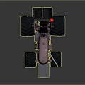 Pink Monster Truck With Large Black Tires Black Cab And Red Accents