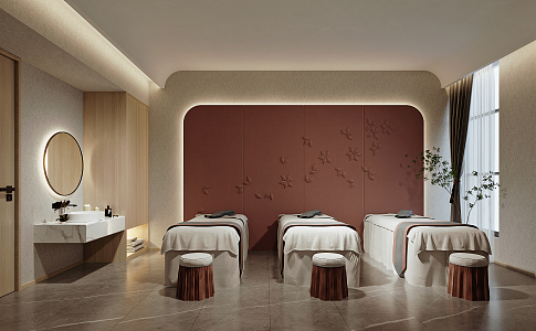 Modern SPA Room 3d model