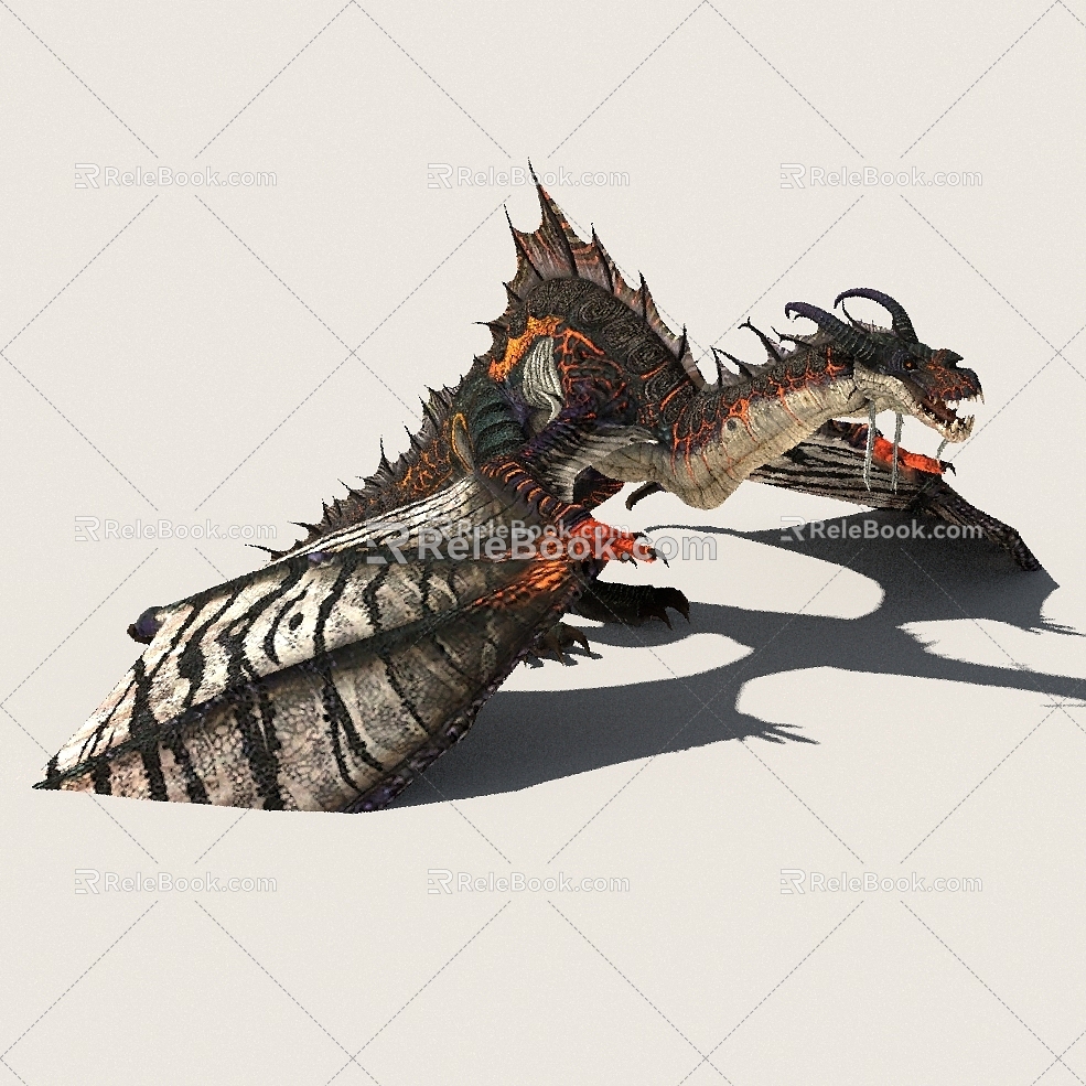 Modern Dragon 3d model