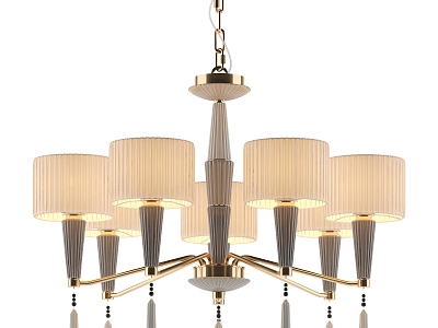 New Chinese Chandelier 3d model