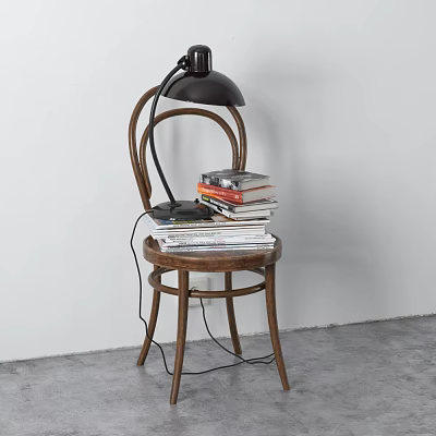 American leisure chair still life display 3d model