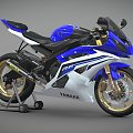 Yamaha YZF R6 Moto 3d model