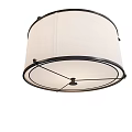 Modern Ceiling Lights With Geometric Round Square Designs And Fabric Metal Frames 3d model