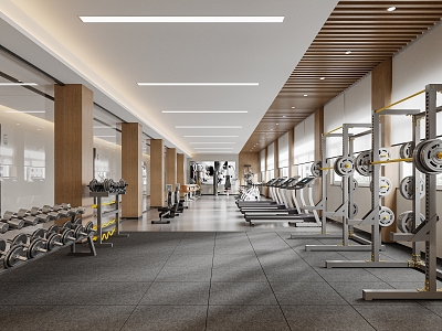 Modern Gym 3d model