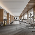 Modern Gym 3d model