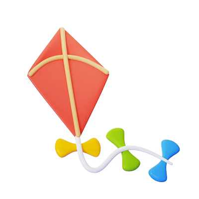 Modern Kite Cartoon Kite 3d model