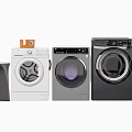 Modern Washing Machines with Various Colors and Stylish Designs for Home Use