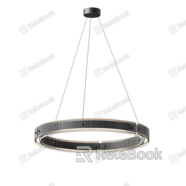 Metal round chandelier model